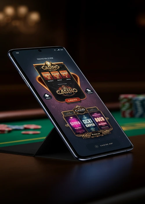 Übersicht des Gamrfirst Casino Online-Portals mit Live-Dealer-Spielen und Slot-Übersichten, symbolisierend Schweizer Gaming-Qualität.